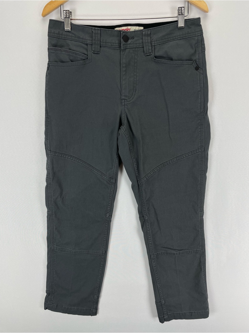 Wrangler ATG All Terrain Gear Pants Men’s 30x28” Gray Reinforced Knee Utility